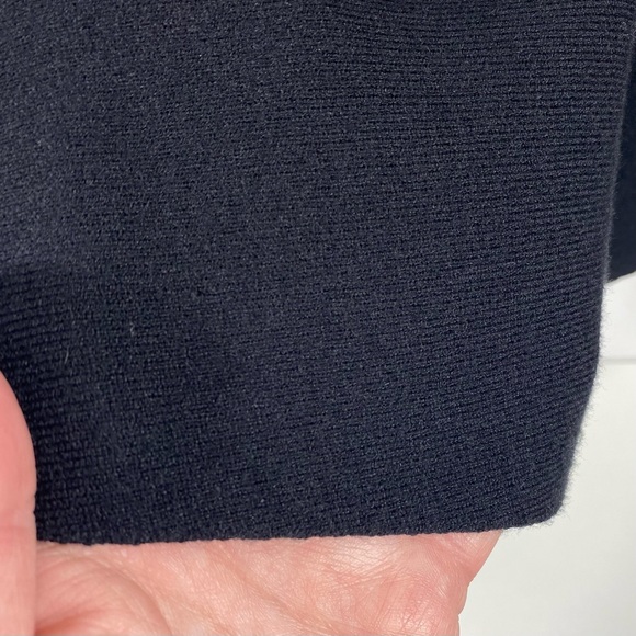 Magaschoni Black Dolman Short Sleeve Crew Scoop Neck Year Round Soft Sweater 2X - Picture 5 of 10